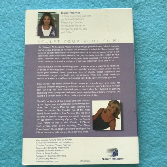 WINSOR Pilates fitness DVD ab sculpting - Picture 2 of 2